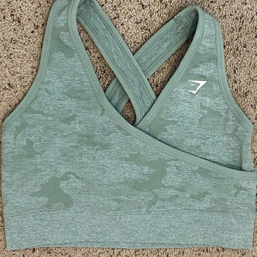 Gymshark Camo Seamless Sports Bra